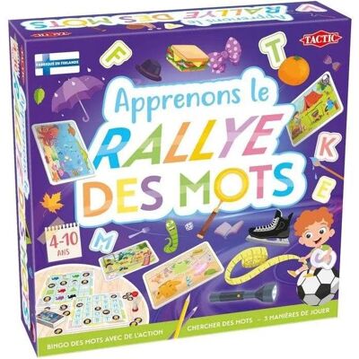 Laten we Woord Rally leren - Educatief spel - TACTIC - 2 of meer spelers - Vanaf 4 jaar Laten we Woord Rally leren - Educatief spel - TACTIC - 2 of meer spelers - Vanaf 4 jaar