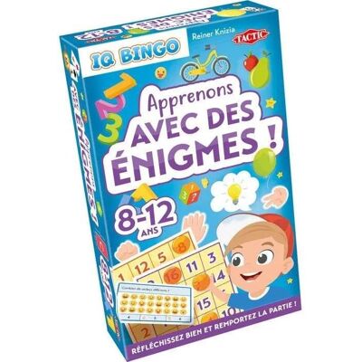 Leren met puzzels - Bordspel - TACTIC - IQ Bingo - 2 spelers - Leeftijd 8 tot 12 Leren met puzzels - Bordspel - TACTIC - IQ Bingo - 2 spelers - Leeftijd 8 tot 12
