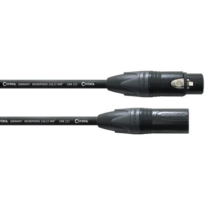 Cordial CPM 2.5 FM XLR microfoonkabel met Neutrik-pluggen 2,5m Cordial CPM 2.5 FM XLR microfoonkabel met Neutrik-pluggen 2,5m