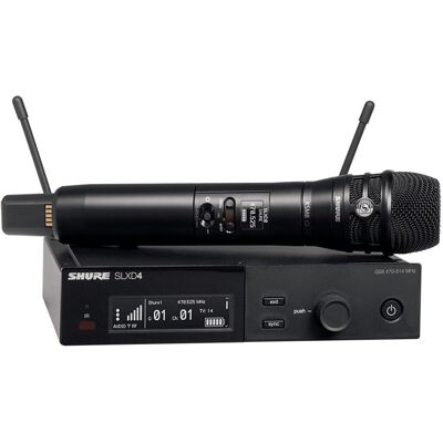 Shure SLXD24/K8B-K59 draadloze KSM8B microfoon set Shure SLXD24/K8B-K59 draadloze KSM8B microfoon set
