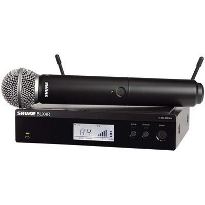 Shure BLX24R-SM58 Draadloos handheld microfoonsysteem (rackmount) Shure BLX24R-SM58 Draadloos handheld microfoonsysteem (rackmount)