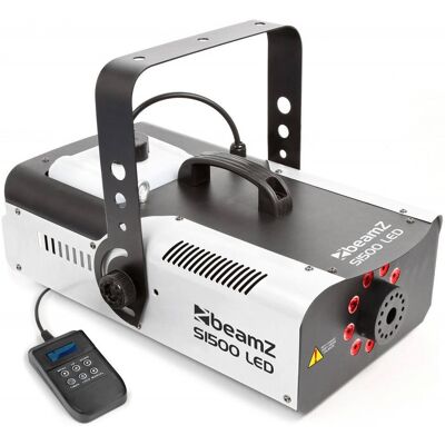 BeamZ S1500LED DMX rookmachine 1500W met LEDs BeamZ S1500LED DMX rookmachine 1500W met LEDs