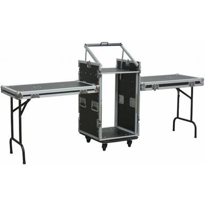 Power Dynamics PD-F16U10T 19 inch flightcase met tafels Power Dynamics PD-F16U10T 19 inch flightcase met tafels