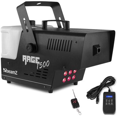 BeamZ Rage 1500LED rookmachine met RGB licht & draadloze afstandsbediening BeamZ Rage 1500LED rookmachine met RGB licht & draadloze afstandsbediening