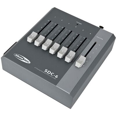 Showtec SDC-6 6-kanaals DMX controller Showtec SDC-6 6-kanaals DMX controller