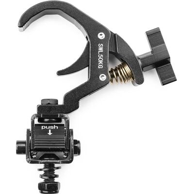 BeamZ BC50B-150F kantelbare Quick Trigger Clamp zwart BeamZ BC50B-150F kantelbare Quick Trigger Clamp zwart