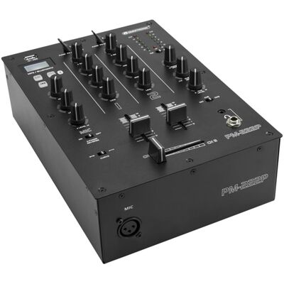 Omnitronic PM-222P 2-kanaals dj-mixer met Bluetooth en MP3 speler Omnitronic PM-222P 2-kanaals dj-mixer met Bluetooth en MP3 speler