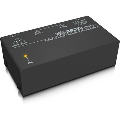 Behringer Micropower PS400 Fantoomvoeding Behringer Micropower PS400 Fantoomvoeding