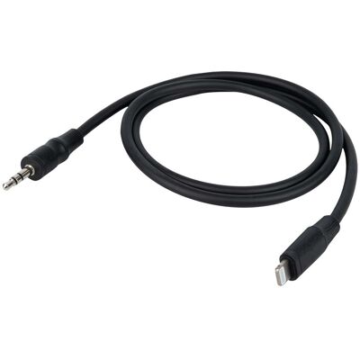DAP FL103 verloopkabel lightning naar stereo mini-jack 75cm DAP FL103 verloopkabel lightning naar stereo mini-jack 75cm