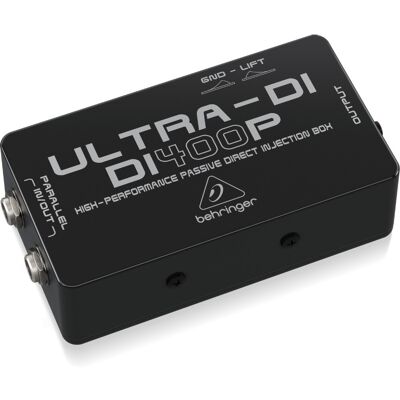 Behringer Ultra-DI DI400P Passieve DI-box Behringer Ultra-DI DI400P Passieve DI-box