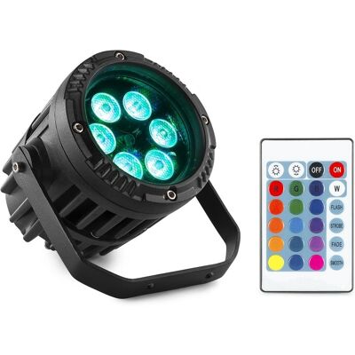 BeamZ BWA63 Alupar LED-par voor buiten 6x 3W RGB IP65 BeamZ BWA63 Alupar LED-par voor buiten 6x 3W RGB IP65