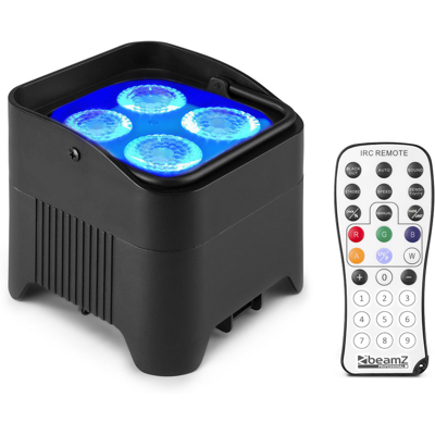 BeamZ BBP94W verticale LED par op accu RGBWA+UV WDMX BeamZ BBP94W verticale LED par op accu RGBWA+UV WDMX