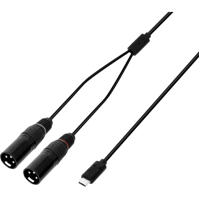 Adam Hall 3 STAR Y MM USB-C 0300 Audiokabel USB-C naar 2x XLR 3 m Adam Hall 3 STAR Y MM USB-C 0300 Audiokabel USB-C naar 2x XLR 3 m