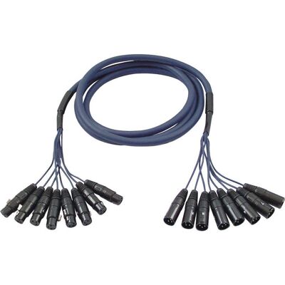 DAP Audio Multicore Studio - 8x XLR - 3m DAP Audio Multicore Studio - 8x XLR - 3m