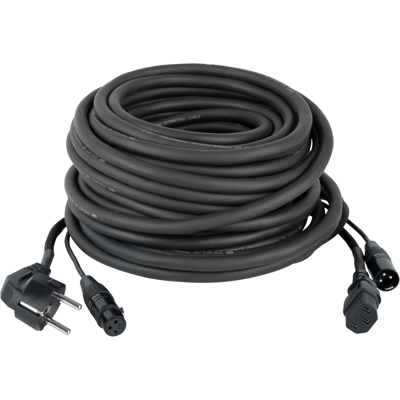 DAP Audio Power & signaal kabel 10m zwart DAP Audio Power & signaal kabel 10m zwart