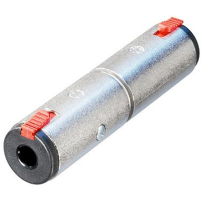 Neutrik NA3JJ jack female naar jack female adapter Neutrik NA3JJ jack female naar jack female adapter