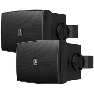 Audac WX502MK2/B opbouwspeakerset 2x 50W zwart Audac WX502MK2/B opbouwspeakerset 2x 50W zwart