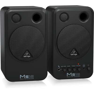 Behringer MS16 Actieve studiomonitor set (2 stuks) Behringer MS16 Actieve studiomonitor set (2 stuks)
