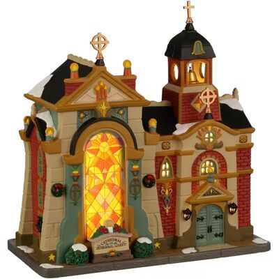 Cathedral Of Eternal Light Lemax Caddington Village Collection 2022 Cathedral Of Eternal Light Lemax Caddington Village Collection 2022