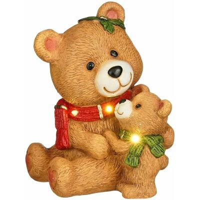 Mica decorations Deco beer led bo l24b22h32cm bruin Mica decorations Deco beer led bo l24b22h32cm bruin