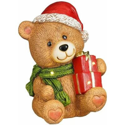 Mica decorations Deco beer led bo l24b22h32cm bruin Mica decorations Deco beer led bo l24b22h32cm bruin