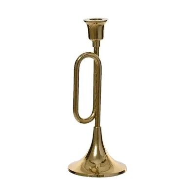 Decoris Kandelaar alu l10b10h27cm goud Decoris Kandelaar alu l10b10h27cm goud
