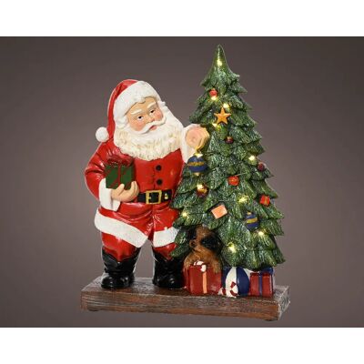 Lumineo Micro led kerstman l8.5b23h30cm wwt Lumineo Micro led kerstman l8.5b23h30cm wwt
