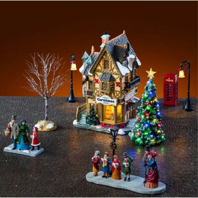 Lemax Tannenbaum christmas shoppe set Lemax Tannenbaum christmas shoppe set