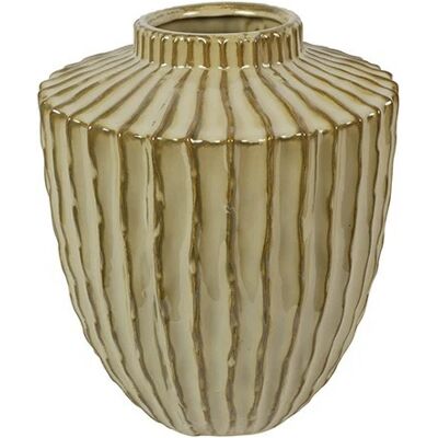 Countryfield Vaas duuk aardewerk 23x23x26cm grn Countryfield Vaas duuk aardewerk 23x23x26cm grn