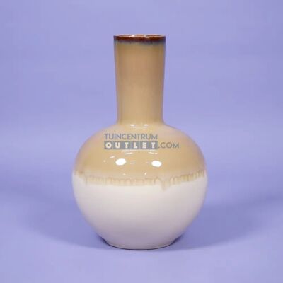 Mica decorations Vaas holm d34h52cm creme Mica decorations Vaas holm d34h52cm creme