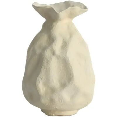Light & Living Vaas metaal d21h31cm wit Light & Living Vaas metaal d21h31cm wit