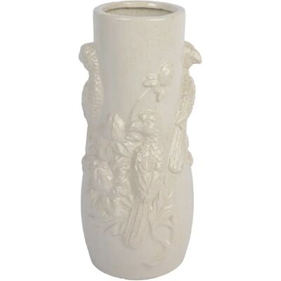 Decoris Vaas porselein d16h34.5cm off-white Decoris Vaas porselein d16h34.5cm off-white