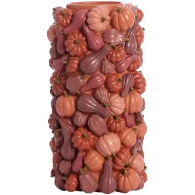 Light & Living Vaas pumpkin kunststof d28h49cm rd Light & Living Vaas pumpkin kunststof d28h49cm rd