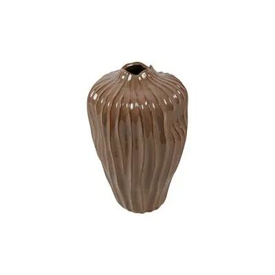 Countryfield Vaas serafin 22x22x35cm bruin Countryfield Vaas serafin 22x22x35cm bruin