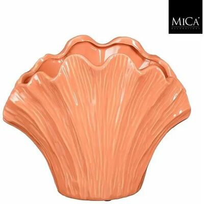Mica decorations Vaas sheila l30b15h24cm roze Mica decorations Vaas sheila l30b15h24cm roze