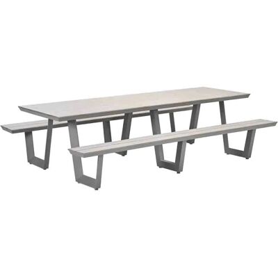 Garden Impressions Bell picknick set 280x178xH75 taupe Garden Impressions Bell picknick set 280x178xH75 taupe