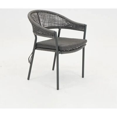 Vita Dining Tuinstoel Bazel Antraciet Vita Dining Tuinstoel Bazel Antraciet