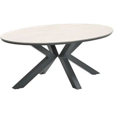 Garden Impressions Edison tafel 180x115xH75 cm black/light teak Garden Impressions Edison tafel 180x115xH75 cm black/light teak