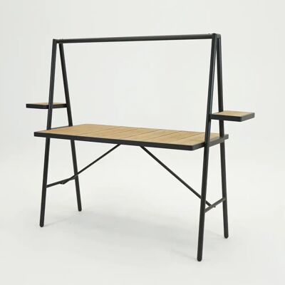 SenS-Line Genua Bartafel antraciet 221x80.5x181cm SenS-Line Genua Bartafel antraciet 221x80.5x181cm