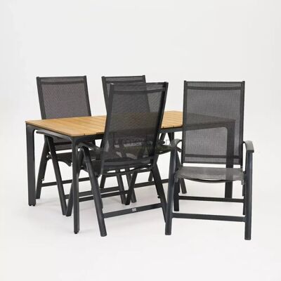 Vita Tuinstoel Primero met Arezzo tafel 160 x 90 cm Vita Tuinstoel Primero met Arezzo tafel 160 x 90 cm