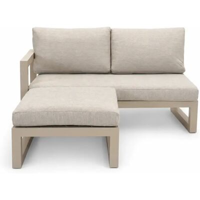 Vita Grosso 2-zits bank R+ hocker beige Vita Grosso 2-zits bank R+ hocker beige