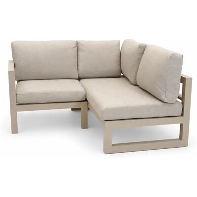 Vita Grosso 2-zits bank R+ hoek beige Vita Grosso 2-zits bank R+ hoek beige