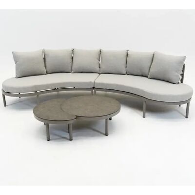 Vita Solita lounge sofa set 4-dlg taupe Vita Solita lounge sofa set 4-dlg taupe