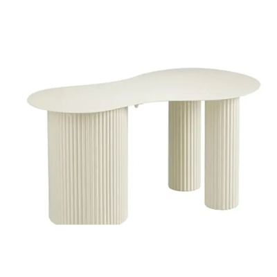 Mica decorations Bijzettafel lux d80h40cm off white Mica decorations Bijzettafel lux d80h40cm off white