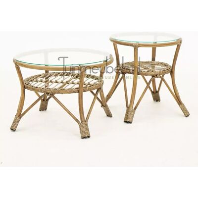 Set Bijzettafels Lester Nature Tafel Buiten Vita Set Bijzettafels Lester Nature Tafel Buiten Vita