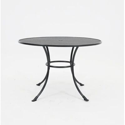 Vita Tafel basic strekmetaal rond d110 antraciet Vita Tafel basic strekmetaal rond d110 antraciet