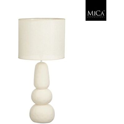 Mica decorations Vloerlamp menko d38h84cm creme Mica decorations Vloerlamp menko d38h84cm creme