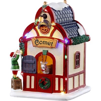 Comet's Den Lemax Santa's Wonderland Collection 2025 (zonder adaptor) Comet's Den Lemax Santa's Wonderland Collection 2025 (zonder adaptor)