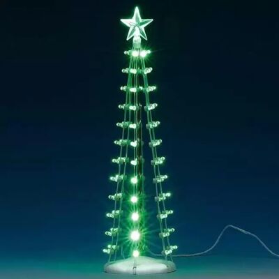 Lemax Light Silhouette Tree Green 4.5v Adapt Lemax Light Silhouette Tree Green 4.5v Adapt