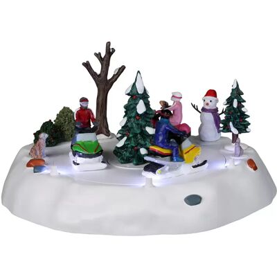 Snowmobile Fun B/O (4.5v) Lemax Vail Village Collection 2022 Snowmobile Fun B/O (4.5v) Lemax Vail Village Collection 2022